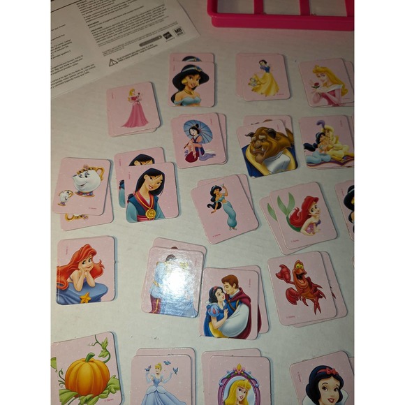 Memory Game Disney Princess Edition Milton Bradley 44007 2004 71/72 Cards - Picture 4 of 12